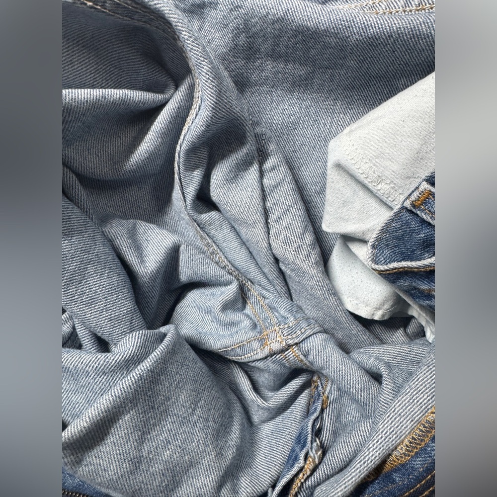 Vintage Levi’s Men’s Relaxed Straight Leg 100% Cotton Zip Fly Blue Jeans 40x30 - Picture 14 of 16